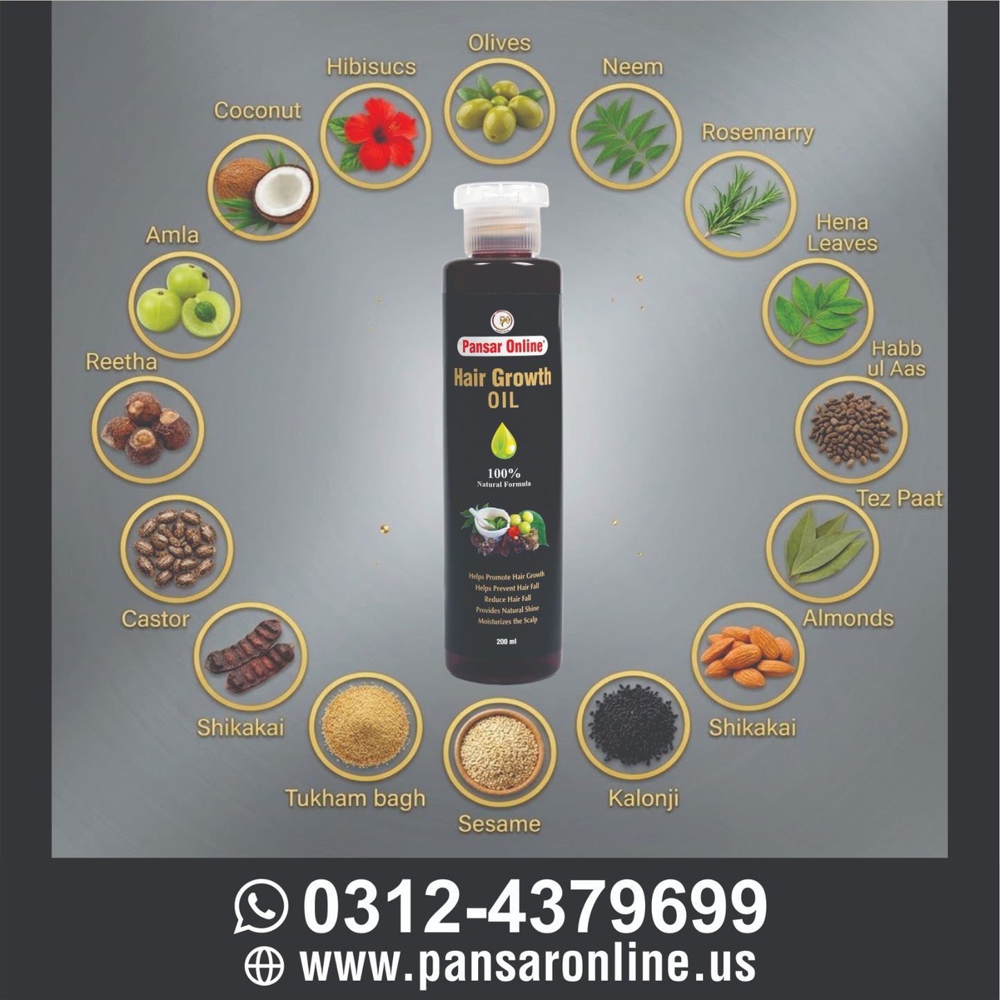 Herbal Hair Growth Oil